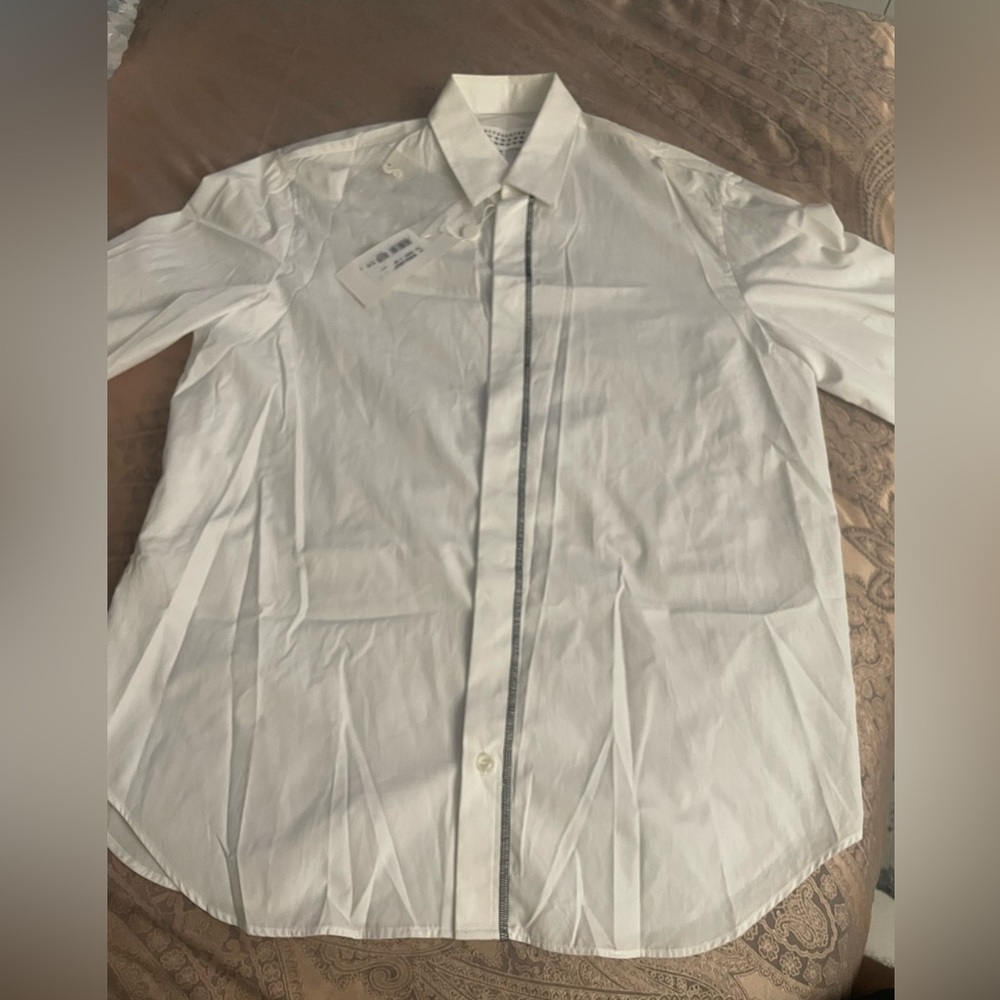 Maison Margiela Mens Cotton Stitch Shirt Sz 41/L - Picture 2 of 12